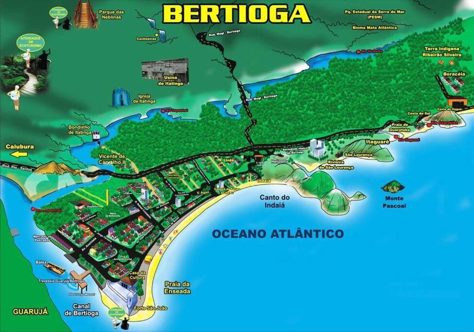Magnifica Casa Praia Bertioga Guaratuba Sun House Eksteriør billede