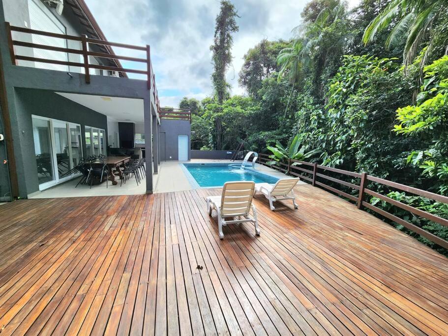 Magnifica Casa Praia Bertioga Guaratuba Sun House Eksteriør billede